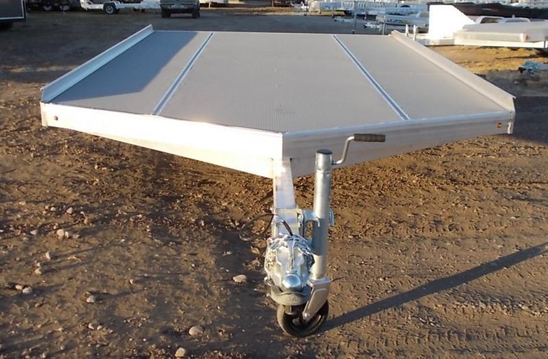 2023 Aluma 8612D Drive On/Off Snowmobile Trailer The Trailer
