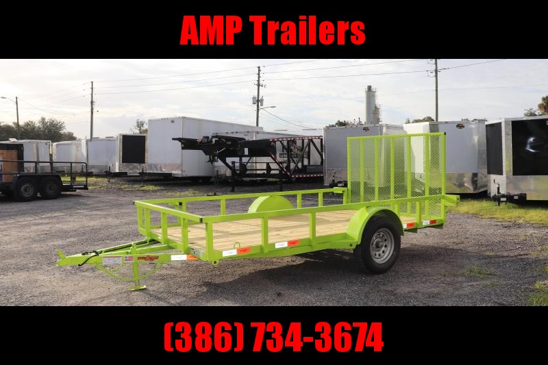 2020 Down to Earth 76"x12' Utility Trailer *LIME GREEN 2020 Down to Earth 76"x12' Utility Trailer *LIME GREEN