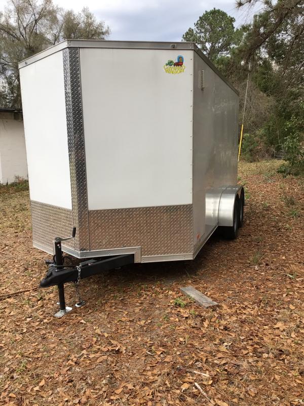 USED: 2022 Covered Wagon Trailers 7'x14' Covered Wagon Enclosed Cargo / Enclosed Trailer USED: 2022 Covered Wagon Trailers 7'x14' Covered Wagon Enclosed Cargo / Enclosed Trailer