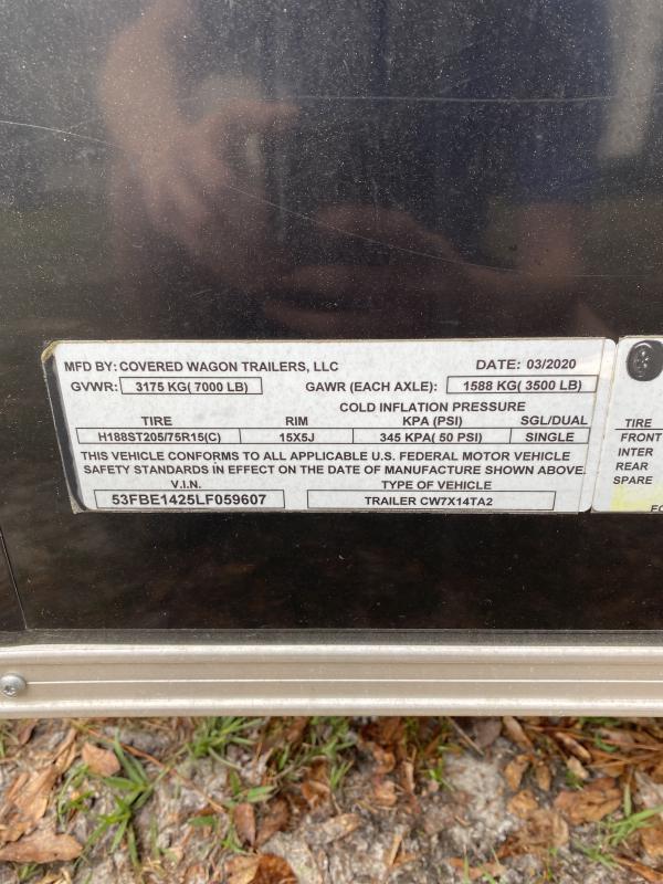 used Cargo (Enclosed) Trailers Covered Wagon Trailers  for sale, in Blackshear, GA Thumbnail 2