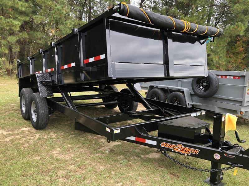 2021 Down 2 Earth Trailers 82x16TA w/ 24" Sides Dump Trailer 2021 Down 2 Earth Trailers 82x16TA w/ 24" Sides Dump Trailer