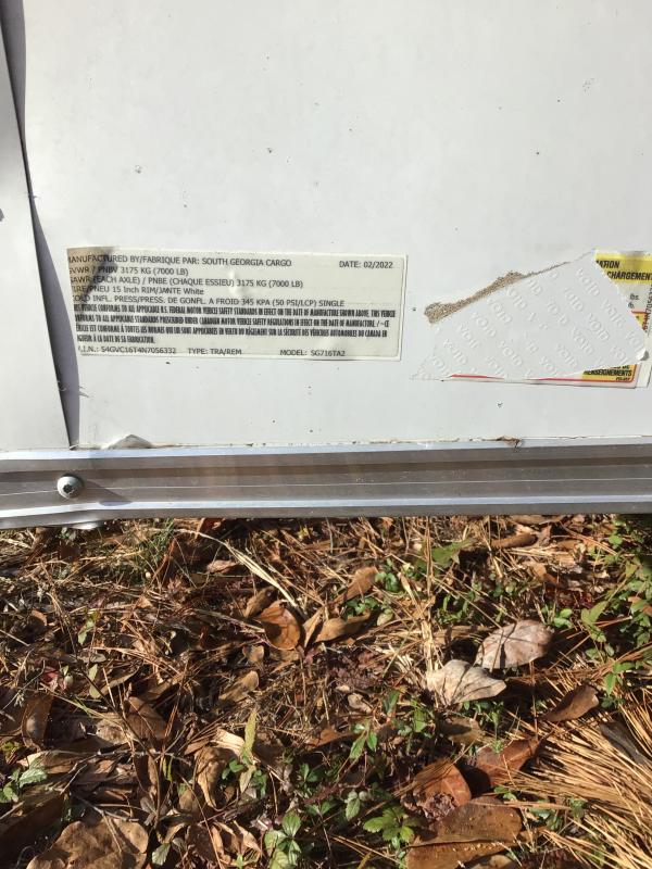 used Cargo (Enclosed) Trailers South Georgia  for sale, in Blackshear, GA Thumbnail 2