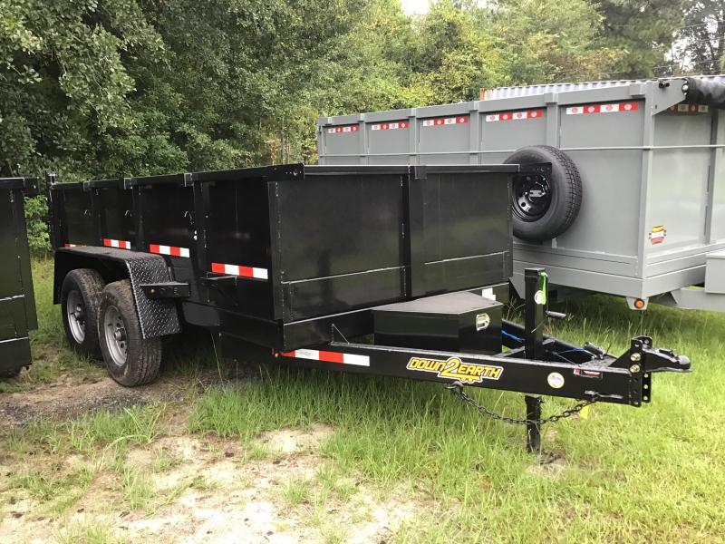 2021 Down 2 Earth Trailers 72"x12' 10k DT Dump Trailer 2021 Down 2 Earth Trailers 72"x12' 10k DT Dump Trailer