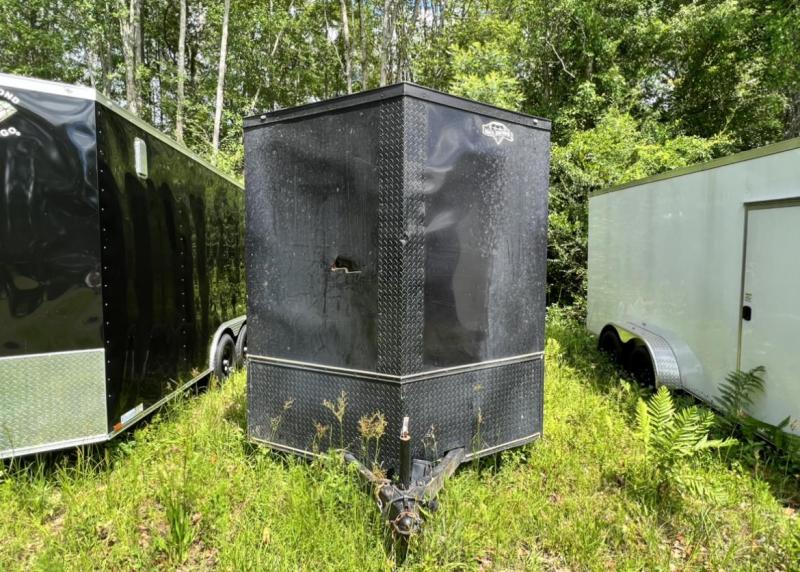 USED 2021 Diamond Cargo 7x14TA w/ Black-out Pkg Enclosed Cargo Trailer USED 2021 Diamond Cargo 7x14TA w/ Black-out Pkg Enclosed Cargo Trailer