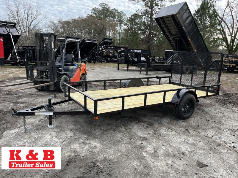 2022 GSK Metal Works 77x14 LW SA Utility Trailer K&B Trailer Sales in Brooklet, Shop