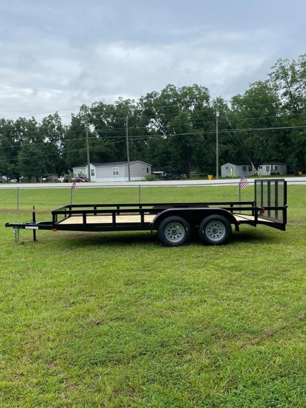 2021 GSK Metal Works 77x16TA Utility Trailer K&B Trailer Sales in