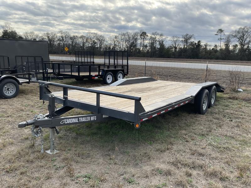 2021 Cardinal 102x20 Flatbed *USED* Car Hauler K&B Trailer Sales in