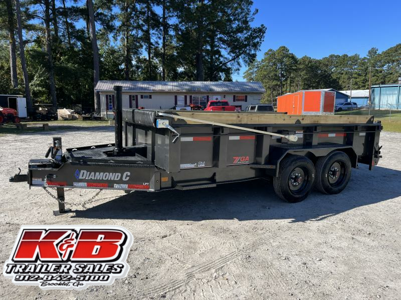 2023 Diamond C Trailers LPT208 14ft Dump Trailer K&B Trailer Sales in