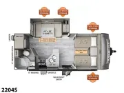 2023 Forest River Rockwood Mini Lite 2204S