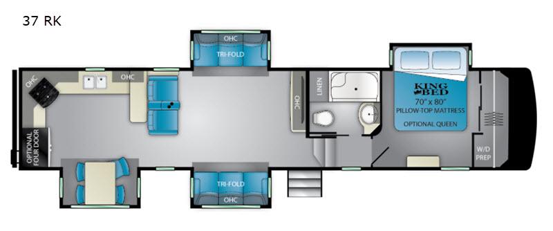 used Fifth Wheel Trailers Heartland RV ElkRidge for sale, in Katy, TX Thumbnail 2