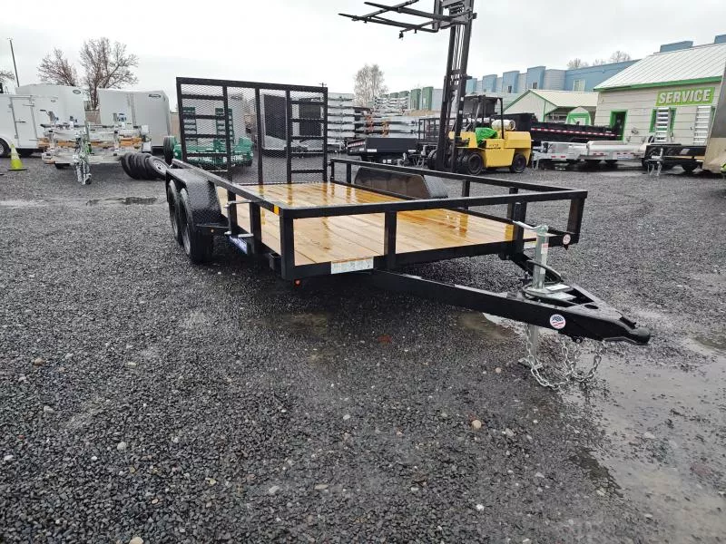 2026 Sure-Trac 7x14 Tube Top Utility Trailer  7k Tandem