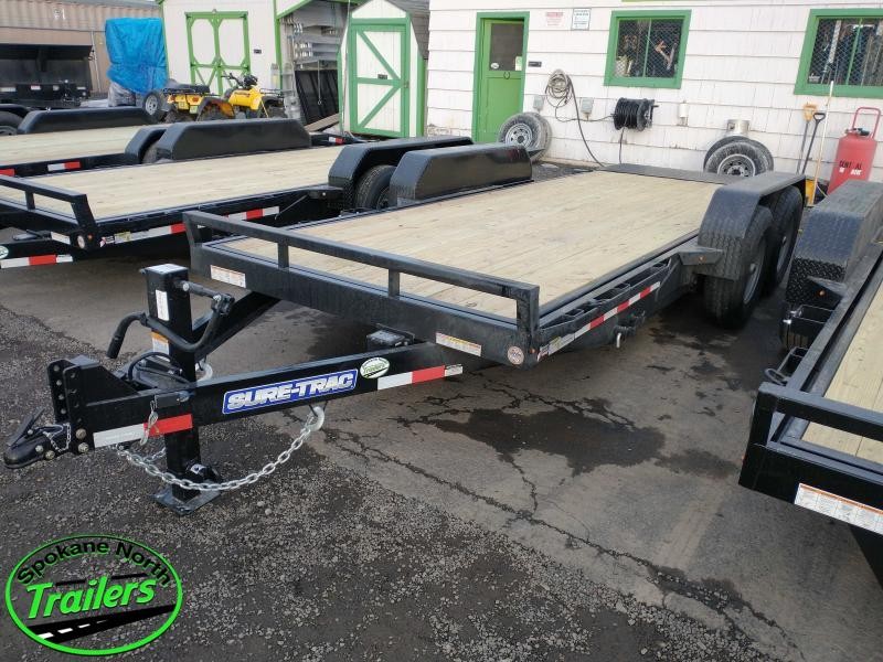 2022 Sure-Trac 7x18 Tilt Bed Equipment Trailer 14K 2022 Sure-Trac 7x18 Tilt Bed Equipment Trailer 14K