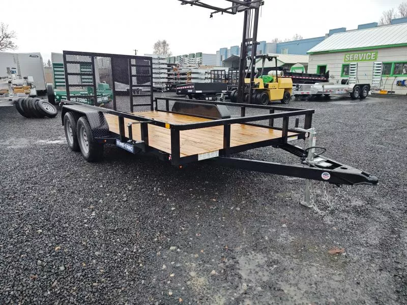 2026 Sure-Trac 7x14 Tube Top Utility Trailer  7k Tandem