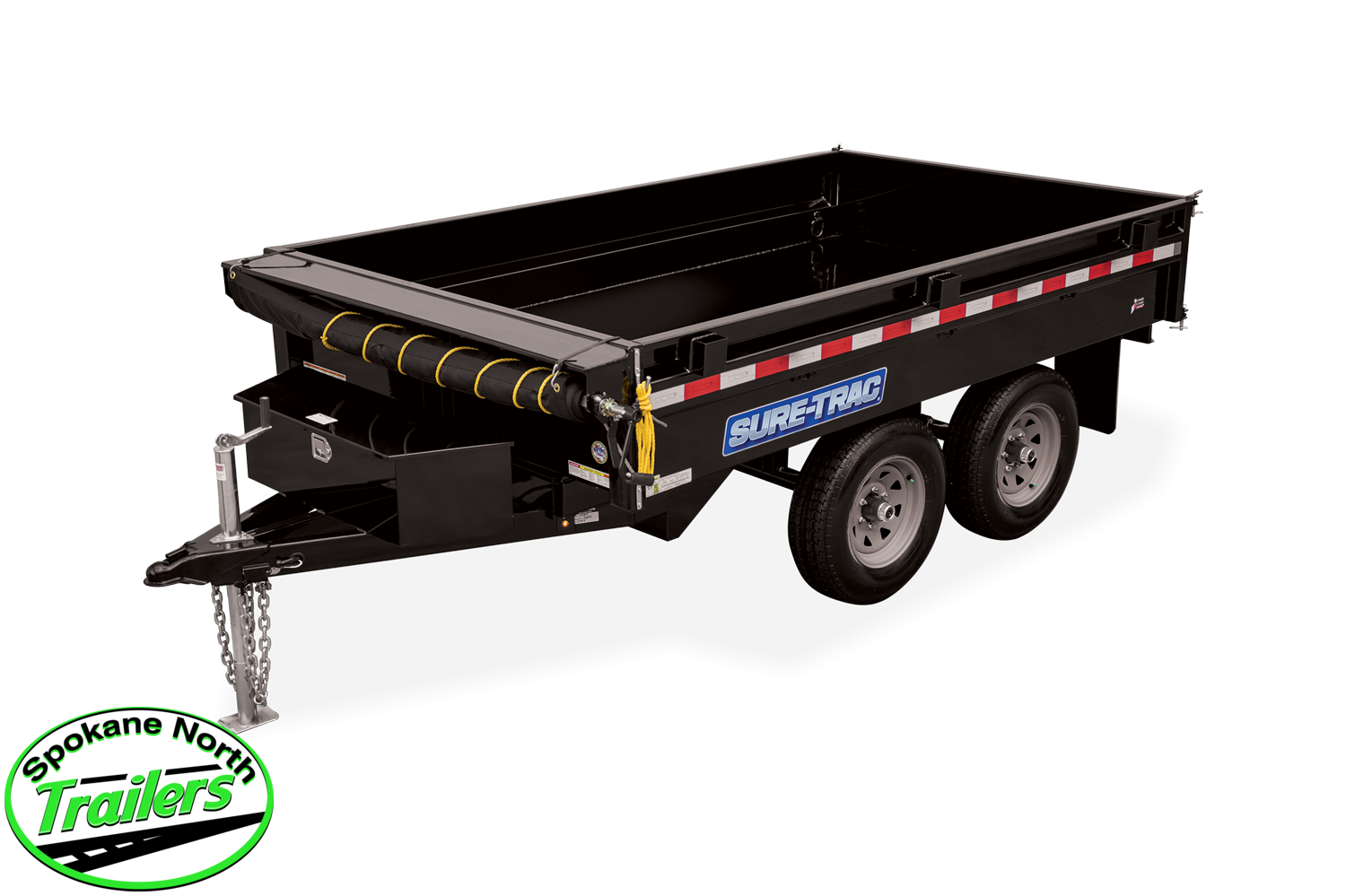 2021 Sure-Trac 6X10 SD Deckover Dump Trailer 7K 2021 Sure-Trac 6X10 SD Deckover Dump Trailer 7K