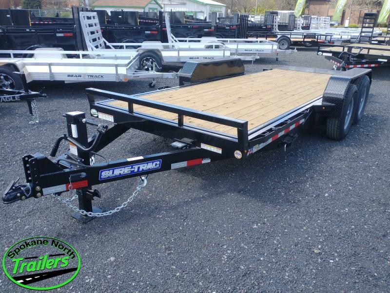 2022 Sure-Trac 7x18 Tilt Bed Equipment Trailer 14K 2022 Sure-Trac 7x18 Tilt Bed Equipment Trailer 14K