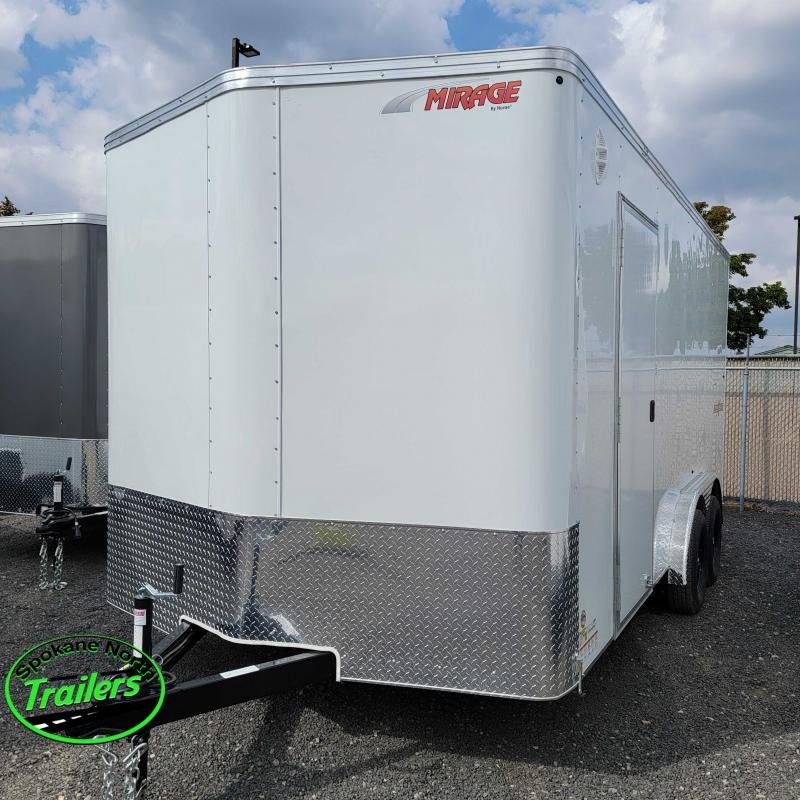 2023 Mirage Xcel 7X16 Tandem Axle Cargo Trailer w/ SideXSide Pkg