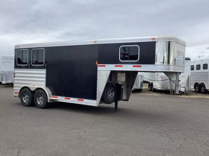 2018 Exiss Trailers 7200- Hydraulic Jack- Ramp- Horse Trailer