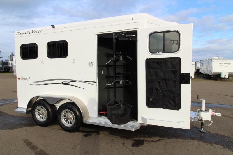 2020 Trails West Classic 2 Horse Trailer UPGRADED Extra Tall 7'6