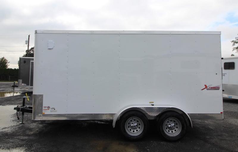 2020 Mirage Xpres 7x14 TA Enclosed Cargo Trailer - Xtra package - Rear ramp door - V nose - Flat roof 2020 Mirage Xpres 7x14 TA Enclosed Cargo Trailer - Xtra package - Rear ramp door - V nose - Flat roof