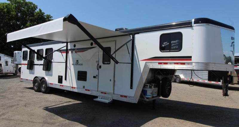 2023 Bison Silverado 8411B 11ft SW Living Quarters - PRICE REDUCED $2100 - 4 Horse Aluminum Trailer 2023 Bison Silverado 8411B 11ft SW Living Quarters - PRICE REDUCED $2100 - 4 Horse Aluminum Trailer