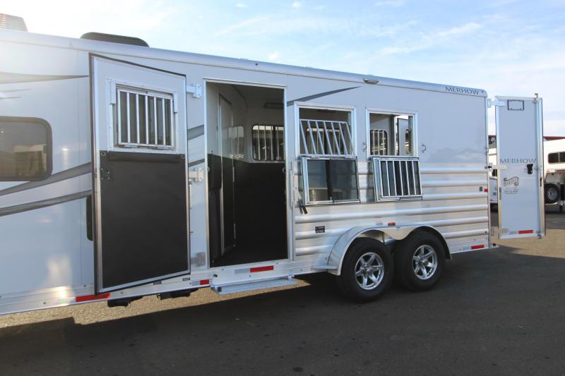 2021 Merhow Next Generation 7309 Horse Trailer 3 Horse TrailerJack