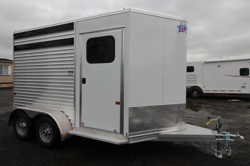 2021 FRONTIER COLT SERIES 2 HORSE ALUMINUM HORSE TRAILER 7'6" TALL