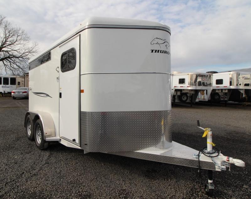 2020 ThuroBilt Shilo 2 Horse Trailer w/ Drop Down Windows Upgraded