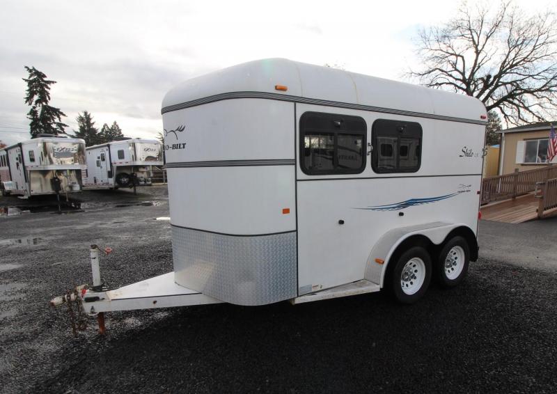 2005 Thuro-Bilt SHILO 2 HORSE TRAILER - DROP DOWN WINDOWS- SWINGING TACK WALL 2005 Thuro-Bilt SHILO 2 HORSE TRAILER - DROP DOWN WINDOWS- SWINGING TACK WALL
