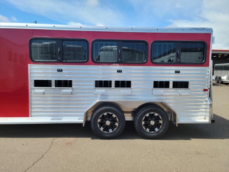 2022 Frontier Low Pro 7x16 6 Pen Livestock Trailer Great for Sheep