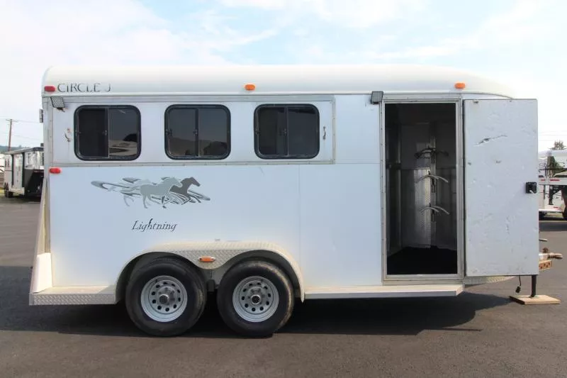 used Horse Trailers Circle J Trailers  for sale, in Woodland, WA Thumbnail 2