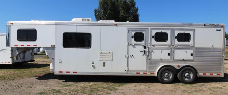 2012 CIMARRON NORSTAR 10FT SW 8FT WIDE OUTLAW Living Quarters 3 Horse Trailer 2012 CIMARRON NORSTAR 10FT SW 8FT WIDE OUTLAW Living Quarters 3 Horse Trailer