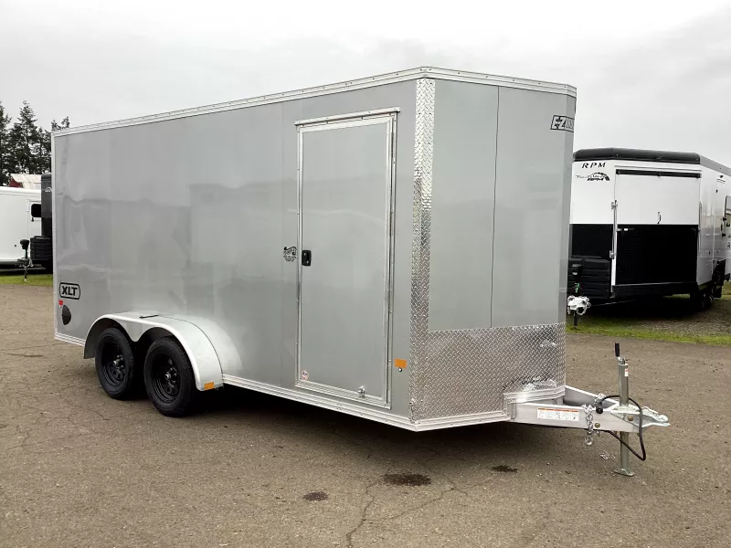 2026 ALCOM EZ Hauler 7x16 XLT Pro Series-Side Door, Curbside Front-82" Interior