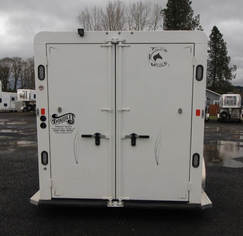 2018 Trails West CLASSIC 2 HORSE TRAILER DROP DOWN WINDOWS WATER TANK Near Me