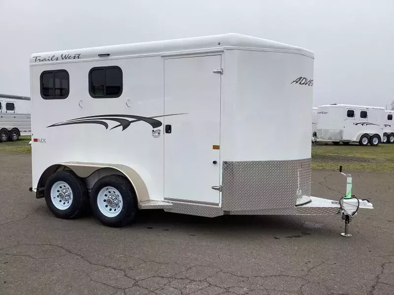 2026 Trails West Adventure MX II -Swing out saddle rack-Water Tank-7'0 Tall-Convenience pkg Horse Trailer