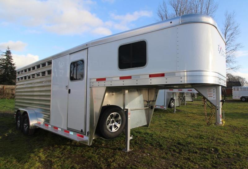 2021 Exiss EXPRESS CXF 4 HORSE TRAILER GN EASY CARE FLOORING Horse