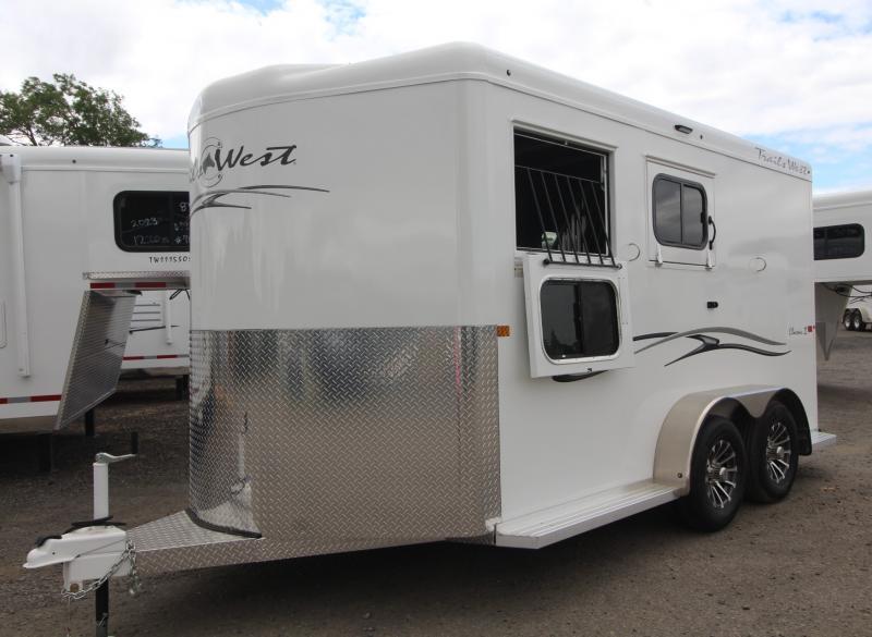 2024 Trails West Sierra II Horse Trailer Warmblood Height & Stalls Broom Closet Lined