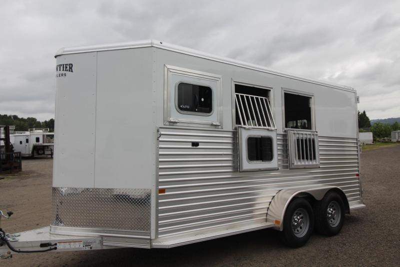 2022 Frontier Strider Aluminum 3 Horse Trailer Xtra tall Horse