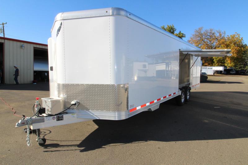 New 2019 Featherlite 4926 26 Enclosed Car Trailer Insulated Cabinets 110v Shore Power Price Reduced By 6050 1100 Below Cost Horse Trailers For Sale Double J