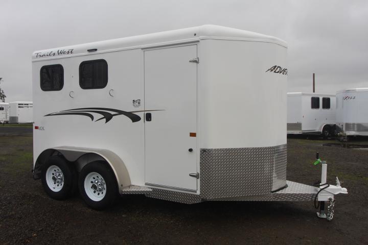 2021 Trails West Adventure MX 2 Horse- 25 Gallon Water Tank - Swing Out Saddle Racks - LED Load Lights 2021 Trails West Adventure MX 2 Horse- 25 Gallon Water Tank - Swing Out Saddle Racks - LED Load Lights