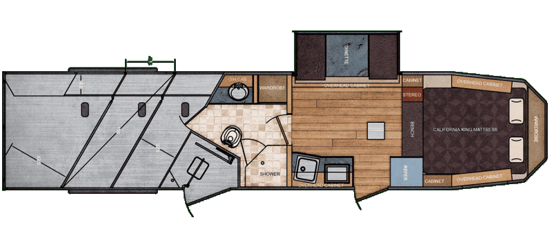 2021 Trails West 13' SW-8' Wide-2Horse-SIDE TACK-Slide Out-Escape Door 2021 Trails West 13' SW-8' Wide-2Horse-SIDE TACK-Slide Out-Escape Door