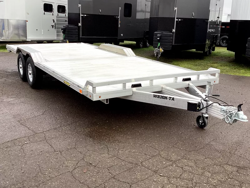 2026 Aluma Wide Body 82"x20' Heavy Tandem Axle, Electric Brakes, Drive-On Fender Ramp