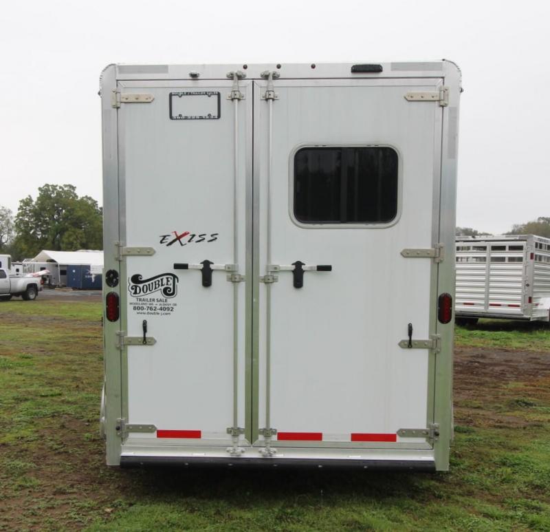 2021 Exiss Trailers 7208 2 Horse Trailer 8'6" LQ Electric Awning