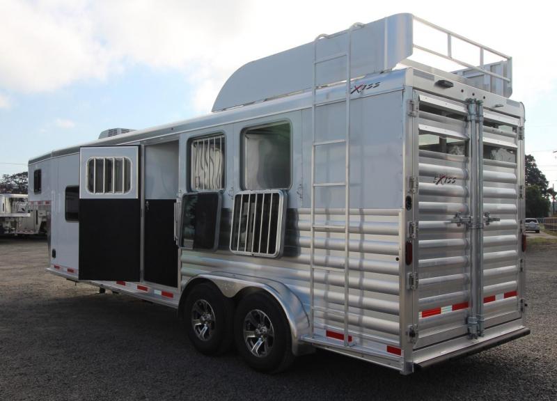 2021 EXISS EXPRESS 7311 CXF 3 HORSE LQ TRAILER SIDE TACK HAY RACK