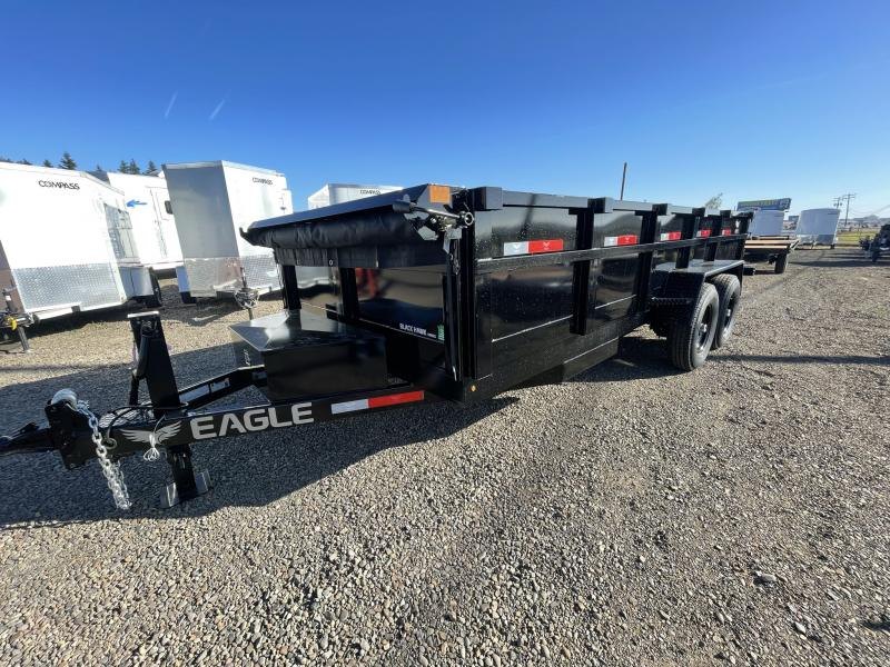 2023 Eagle Trailer 7x16 TA Blackhawk Dump 14K Dump Trailer 2023 Eagle Trailer 7x16 TA Blackhawk Dump 14K Dump Trailer