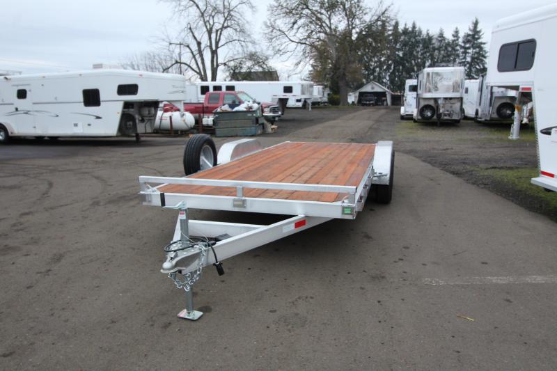 2020 Eagle 7' x 18' Tandem Axle Aluminum Flatbed Trailer - Removable Fenders - Pressure Treated Wood Decking - 10k Axles - Spare Tire Mount - Spare Tire 2020 Eagle 7' x 18' Tandem Axle Aluminum Flatbed Trailer - Removable Fenders - Pressure Treated Wood Decking - 10k Axles - Spare Tire Mount - Spare Tire