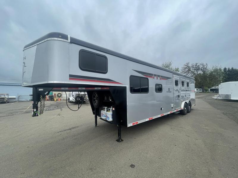 2022 Bison Trailers 8311 Horse Trailer- All Aluminum Construction - 2" Blocked 7000# Axles - 2022 Bison Trailers 8311 Horse Trailer- All Aluminum Construction - 2" Blocked 7000# Axles -
