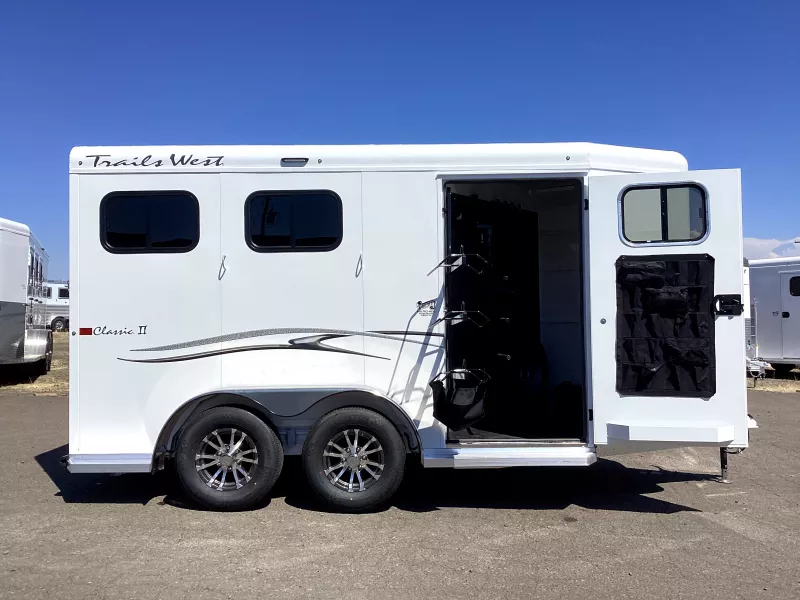 2026 Trails West Classic II 2 Horse Trailer