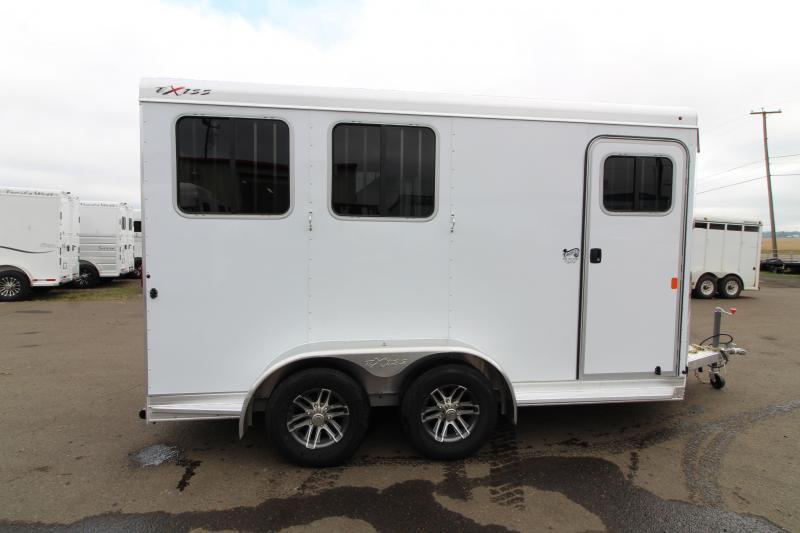 2020 Exiss 720 Horse Trailer Drop Down Feed Windows Popup Roof