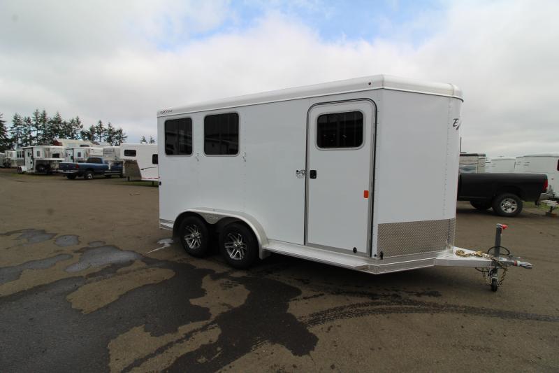 2020 Exiss 720 Horse Trailer Drop Down Feed Windows Popup Roof