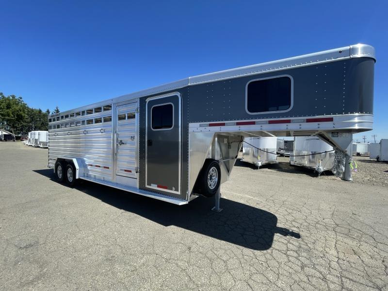 2022 Featherlite 24' Stock Combo - Easy Care Floor - 5' Tackroom Shortwall - 7K Axles - LED Load Lights - Escape Door - Combination Rear Door 2022 Featherlite 24' Stock Combo - Easy Care Floor - 5' Tackroom Shortwall - 7K Axles - LED Load Lights - Escape Door - Combination Rear Door
